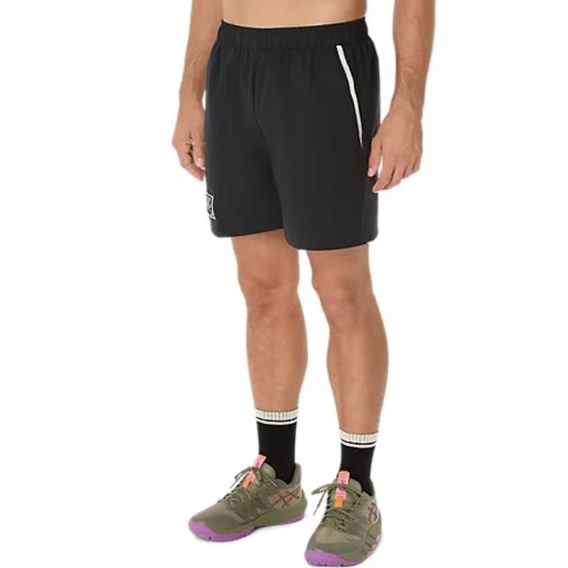 Asics/亚瑟士高尔夫运动透气速干男士篮球款宽松短裤 performance高清大图