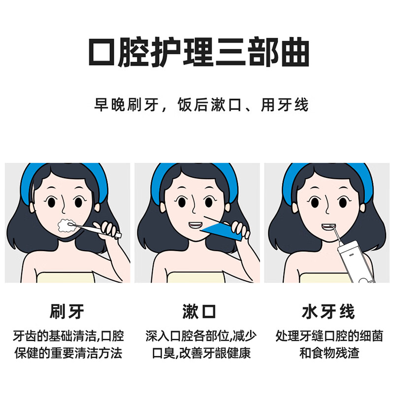 美的(Midea)电动牙刷男女成人软毛声波全自动 防水感应式充电 2刷头 MC-AJ0101冰川白高清大图
