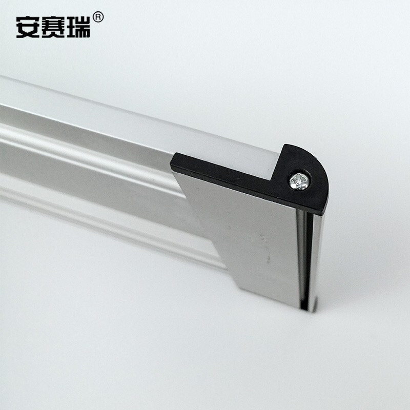 安赛瑞(SAFEWARE)自发光单面疏散标识(↖安全出口)33×12cm 蓄光自发光 铝合金边框 NZM