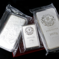 天鑫洋 足银9999贵字 龙凤银砖银条银料 500g 工厂直供