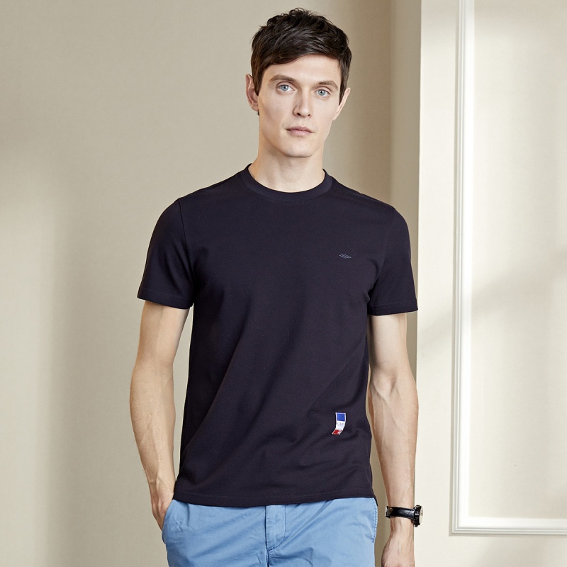 雅戈尔纯水柔棉气质修身男士t恤短袖男式t恤 参数