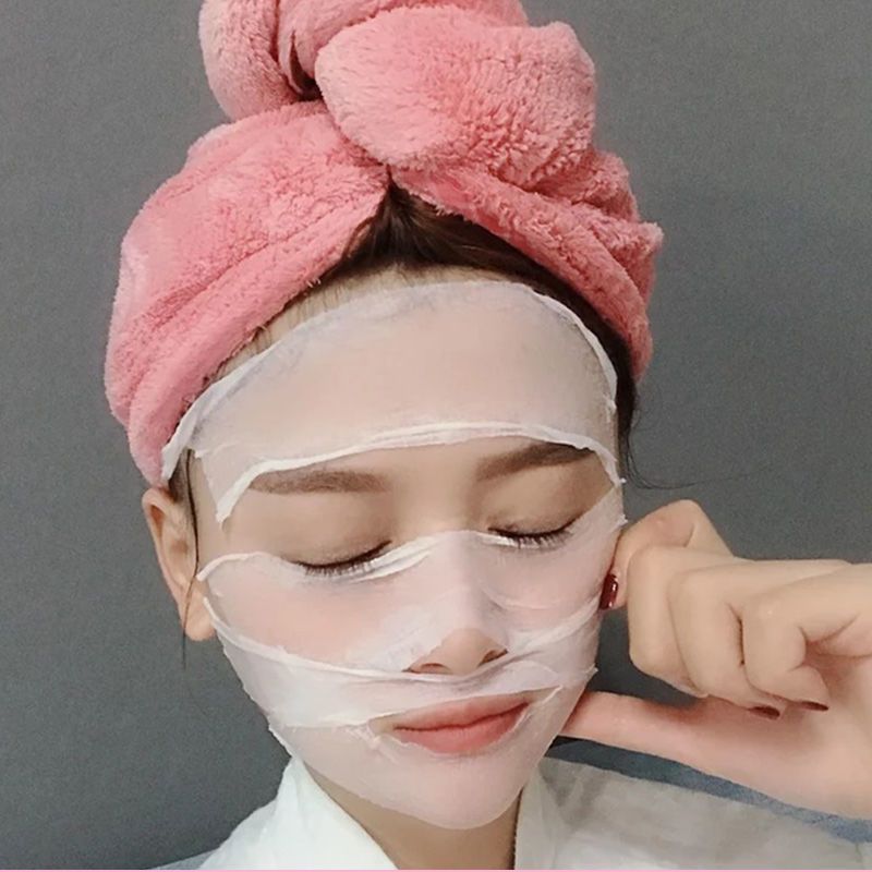 木乃伊化妆棉湿敷专用薄款省水卸妆棉片美容院可拉伸水疗湿敷棉 1包200片
