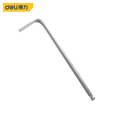 得力(deli)10把装 DL332x5 公制特长球头内六角扳手 螺丝刀 内六方扳手 2.5MM