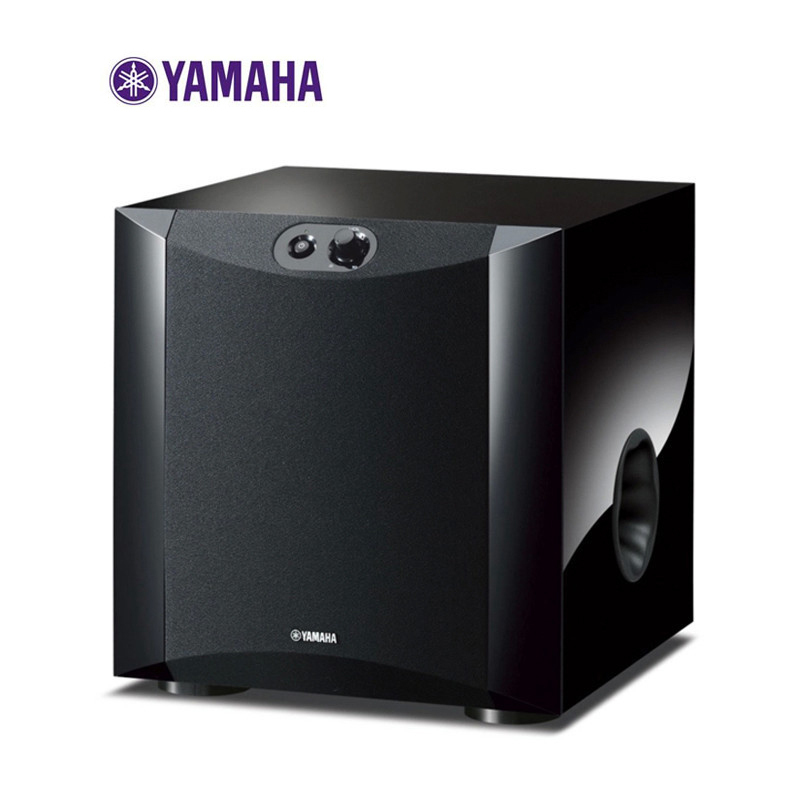 雅马哈(YAMAHA)NS-SW300 重低音音箱 有源低音炮 2.1声道家用音响设备 桌面式AV音箱(钢琴漆黑色)