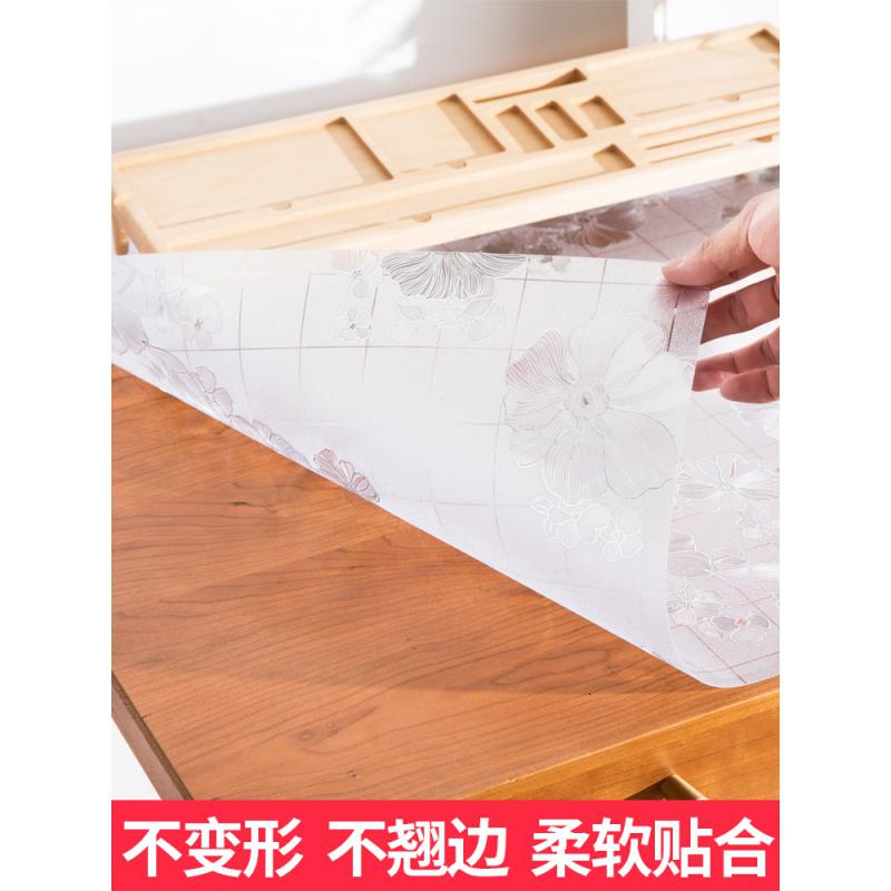 家柏饰(CORATED)水晶板透明桌垫pvc软玻璃桌布防水防烫塑料台布餐桌垫正方形胶垫高清大图