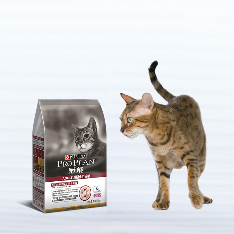 冠能成猫粮400g去毛球护肠胃成年猫粮布偶猫加菲猫粮