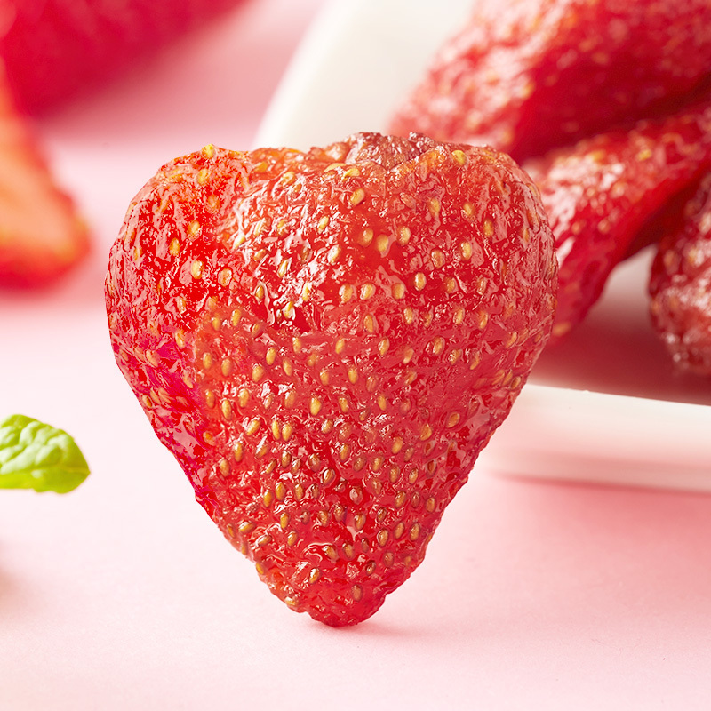 比比赞草莓干100g草莓干