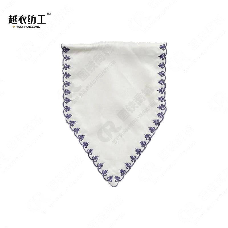越衣纺工 头枕巾 25*70cm 块高清大图