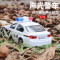 警车玩具汽车模型仿真合金儿童玩具警察车男孩儿童玩具车开 警车「中国」