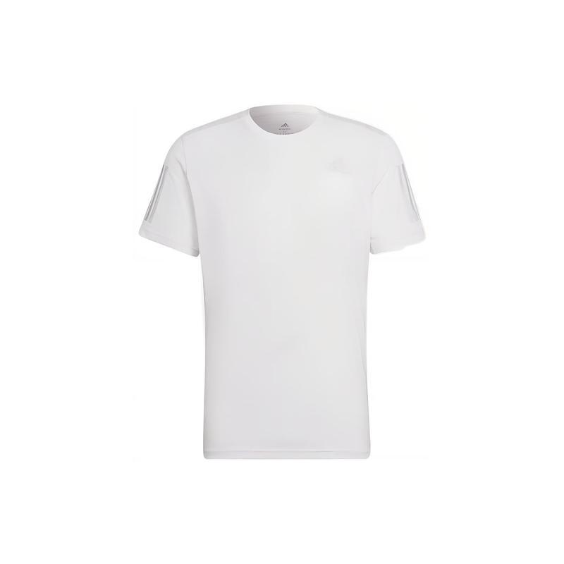 阿迪达斯adidas 网球训练休闲运动透气运动t恤圆领短袖t恤男款白色