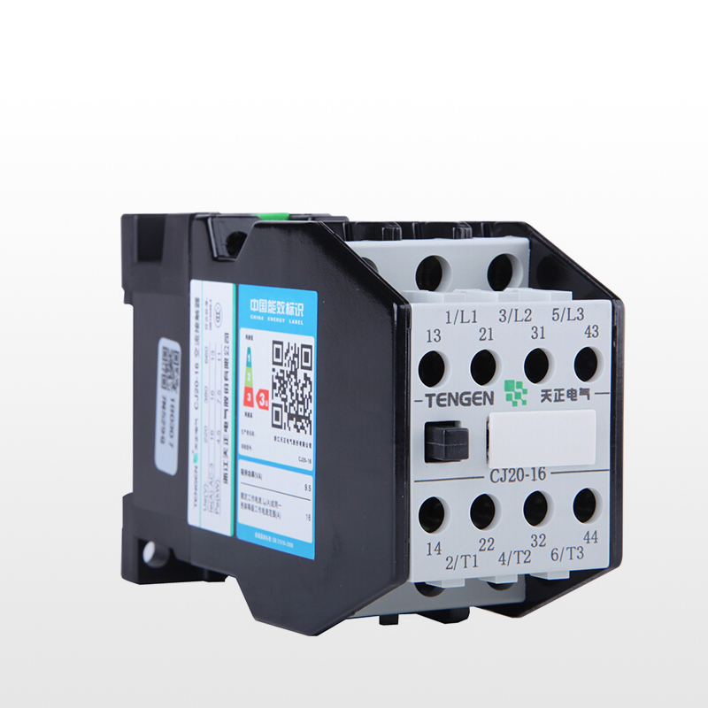 天正电气 CJ20-16A 220V 3NO 2NO+2NC 50Hz 3P 02010030029 交流接触器