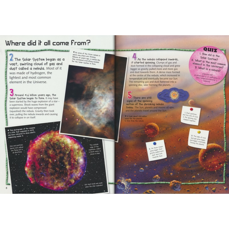 [正版]100 Facts Solar System 100个事实 太阳系 儿童英语科普读物 英文原版进口图书