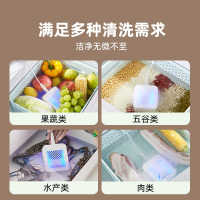 大宇(DAEWOO)果蔬清洗机净化器洗菜机蔬果卫士食材净化机家用全自动壁挂式QX3白色