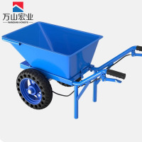 万山宏业 翻斗车手推车 手刹减震实心轮WL24H/个