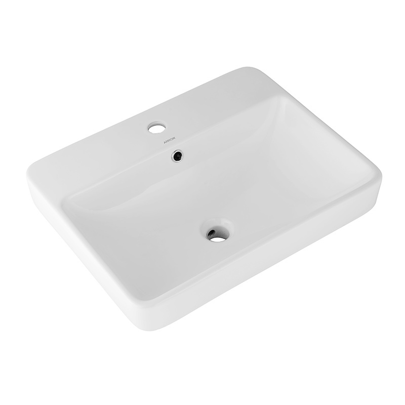 arrow箭牌台上盆嵌入式台盆洗脸盆陶瓷盆方形面盆洗漱盆ap4111
