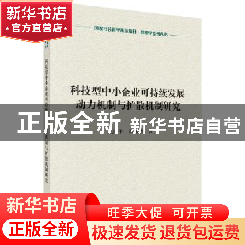 正版 科技型中小企业可持续性发展的动力机制与扩散机制研究 王丽高清大图