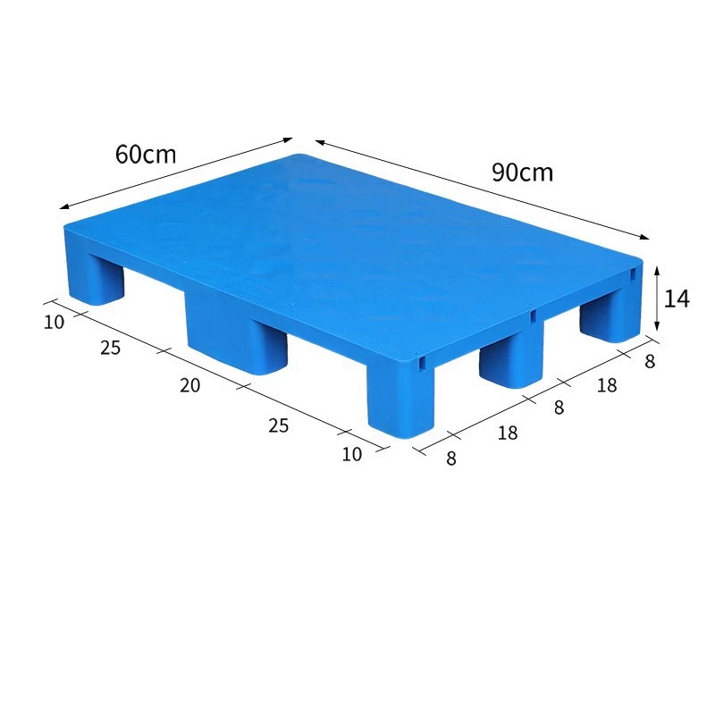 宁储 塑料托盘 平板九脚托盘 90*60*14cm 张高清大图