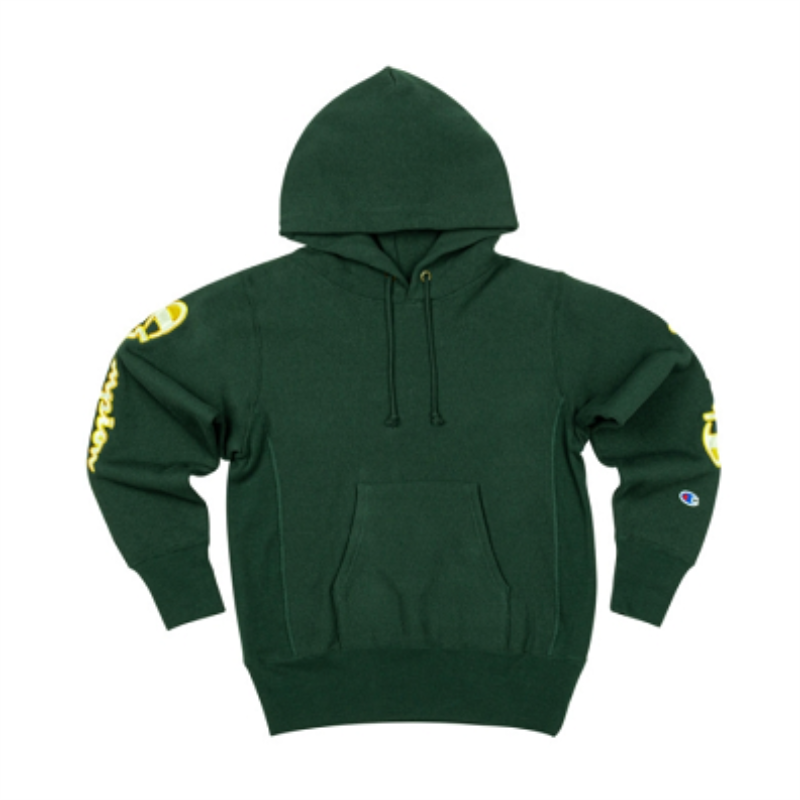 champion冠军卫衣21秋季男女侧边串标大logo连帽运动卫衣潮流