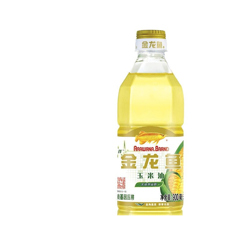金龙鱼 食用油 非转 玉米油 900ml