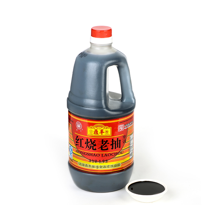上海鼎丰 红烧老抽酱油 1.9L 实惠装 红润鲜香 调味料