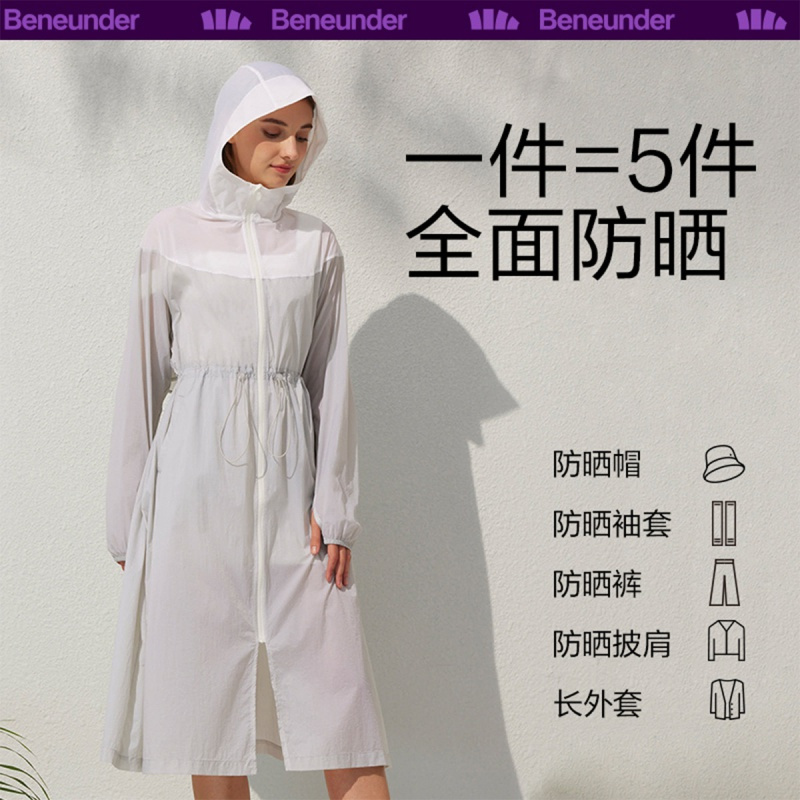蕉下 | 22春夏长巡强防紫外线超轻纤薄长款散热皮肤衣外套风衣防晒服