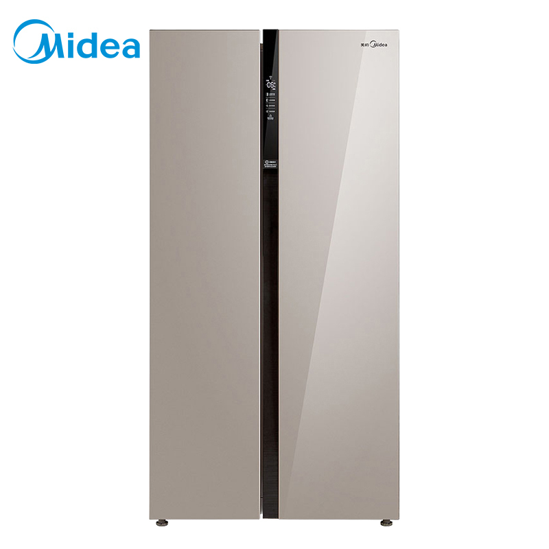 美的(Midea)BCD-521WKM(E) 风冷无霜 纤薄机身电冰箱大容量家用 对开门冰箱