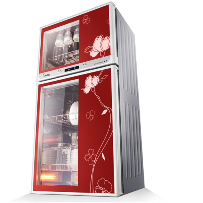 美的(Midea)消毒柜 高温烘干高温消毒 立式家用消毒柜/碗柜MXV-ZLP80K03