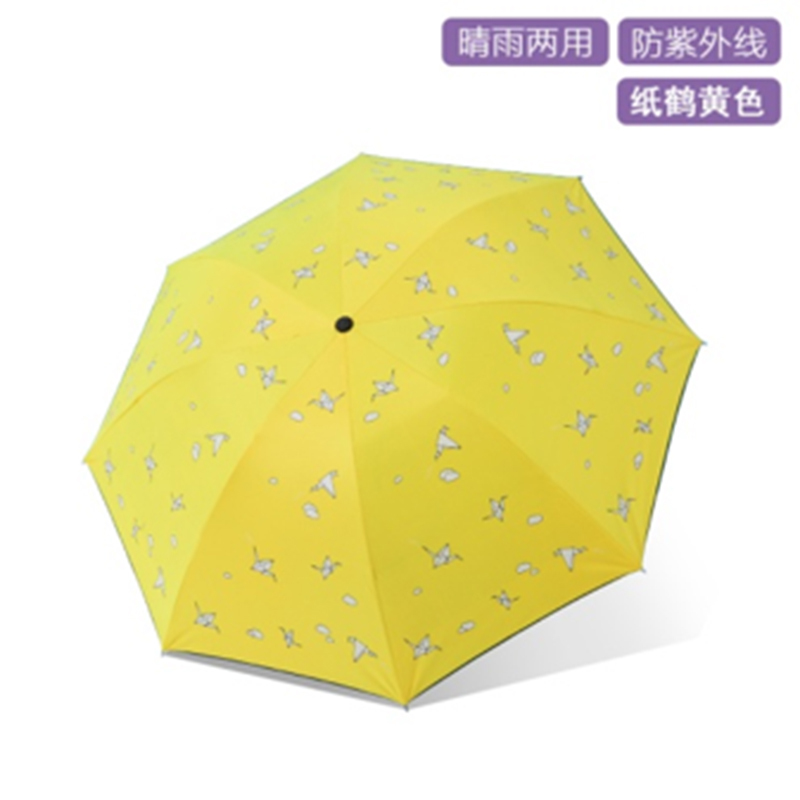 手动钢骨伞架 黑胶布 橡胶漆手柄 YF-S2021014 晴雨两用伞