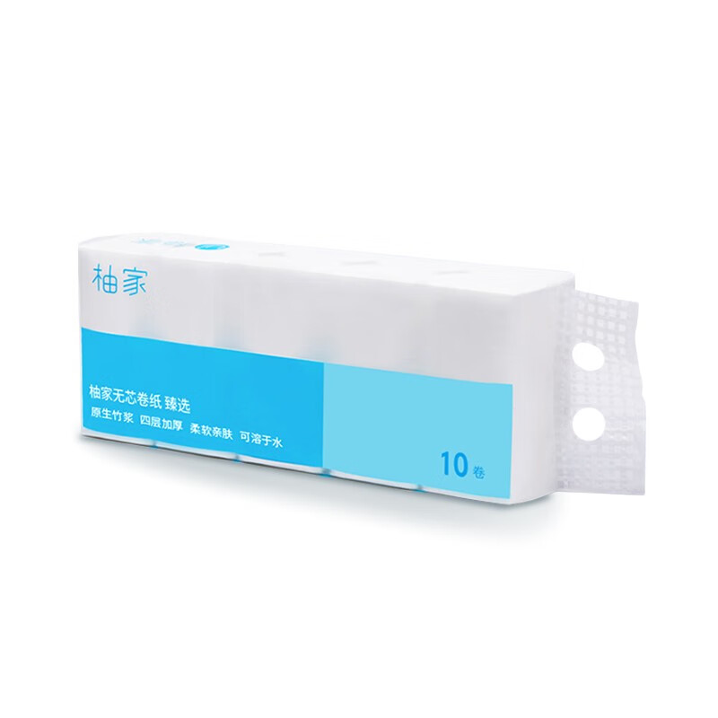 柚家 无芯卷纸(臻选版)30卷/箱66476(影)高清大图