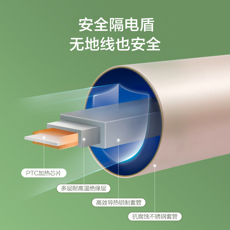 史密斯年轻时尚品牌-佳尼特 电热水器80升 储水式 家用 无地线可安装
