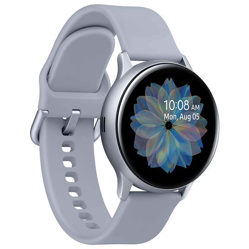 三星(SAMSUNG) Galaxy Watch Active2 云雾银 智能手表 蓝牙通话+50米防水+移动支付 铝制44mm