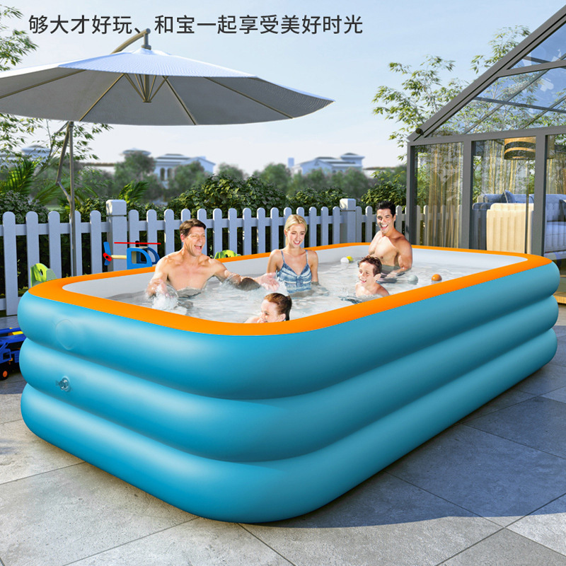 充气游泳池加厚儿童家用大人小孩成人室内家庭折叠游泳桶户外