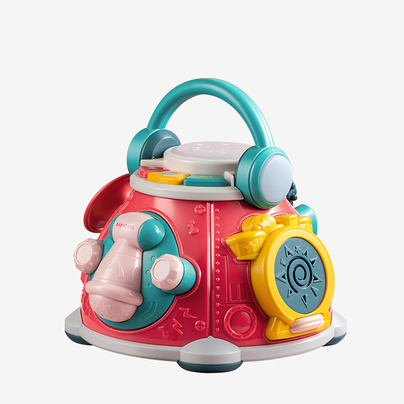 babycare婴儿拍拍鼓1岁6-9个月宝宝手拍鼓音乐早教益智玩具 4种启智模式 激萌好声音 提升宝宝幸福感高清大图