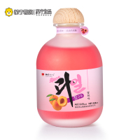 苏宁宜品认证蜜桃果酒低度微醺少女甜水果酒多口味358ml*1瓶