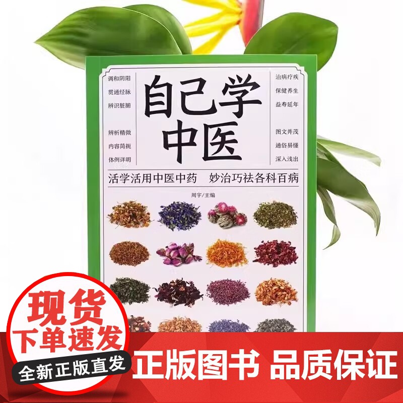 自己学中医 中医把脉诊断经络基础理论不生病的智慧中医入门诊断偏方中医常见药材掌握求医不如求己中医自学百日通养生保健书籍高清大图