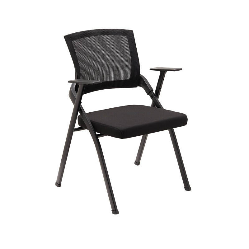 慧采云 培训椅会议椅折叠网面办公椅黑色商务时尚简约办公椅