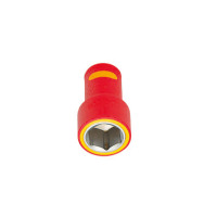 宝合(BOOHER)3/8"系列双色绝缘6角公制套筒6mm YX