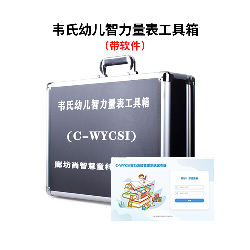 尚智慧童SZHT-WYSCI-CITY2 韦氏幼儿智力测评量表工具箱早教教具高清大图
