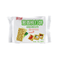 嘉士利 香葱味梳打饼干100g 咸味苏打饼干户外早餐充饥办公室休闲零食