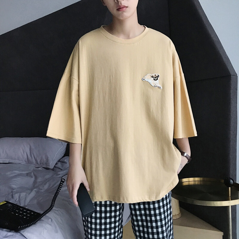 夏季2018T恤男士短袖圆领衣服夏装