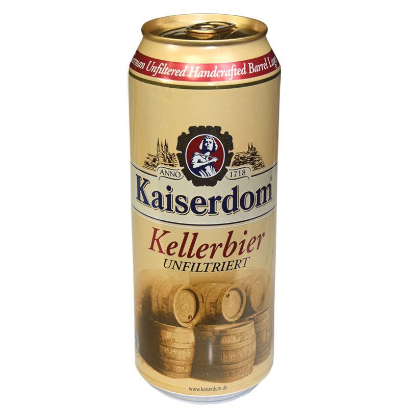 德国原装进口凯撒啤酒恺撒kaiserdom窖藏啤酒500ml24听