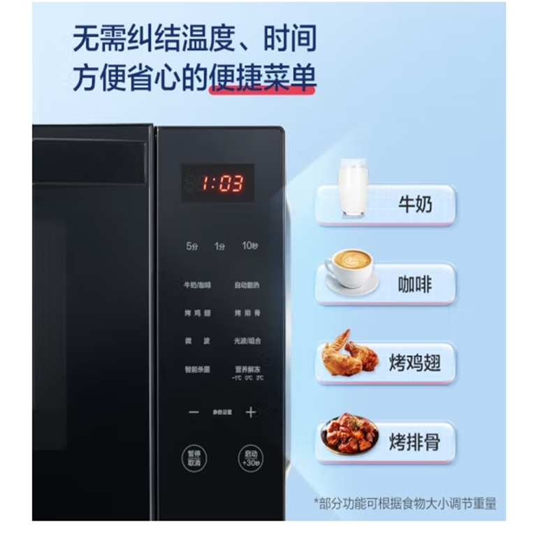 格兰仕微波炉 23升大容量 智能菜单杀菌解冻 微波炉烤箱一体机光波炉 R6S8高清大图