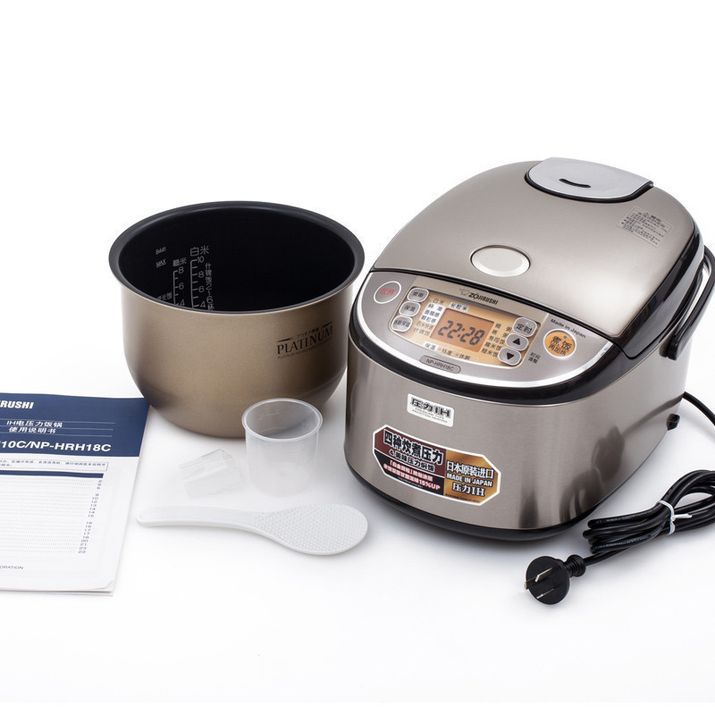 象印(ZO JIRUSHI)电饭煲日本原装进口智能IH压力家用大容量多功能电饭锅4-6人锅 HRH18C 5L高清大图