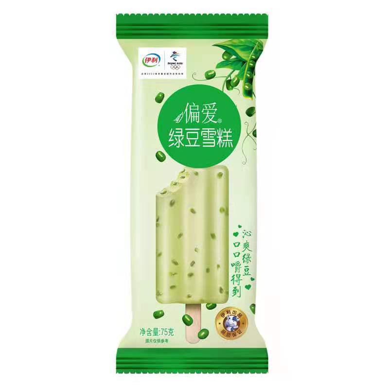 伊利偏爱绿豆雪糕75g图片