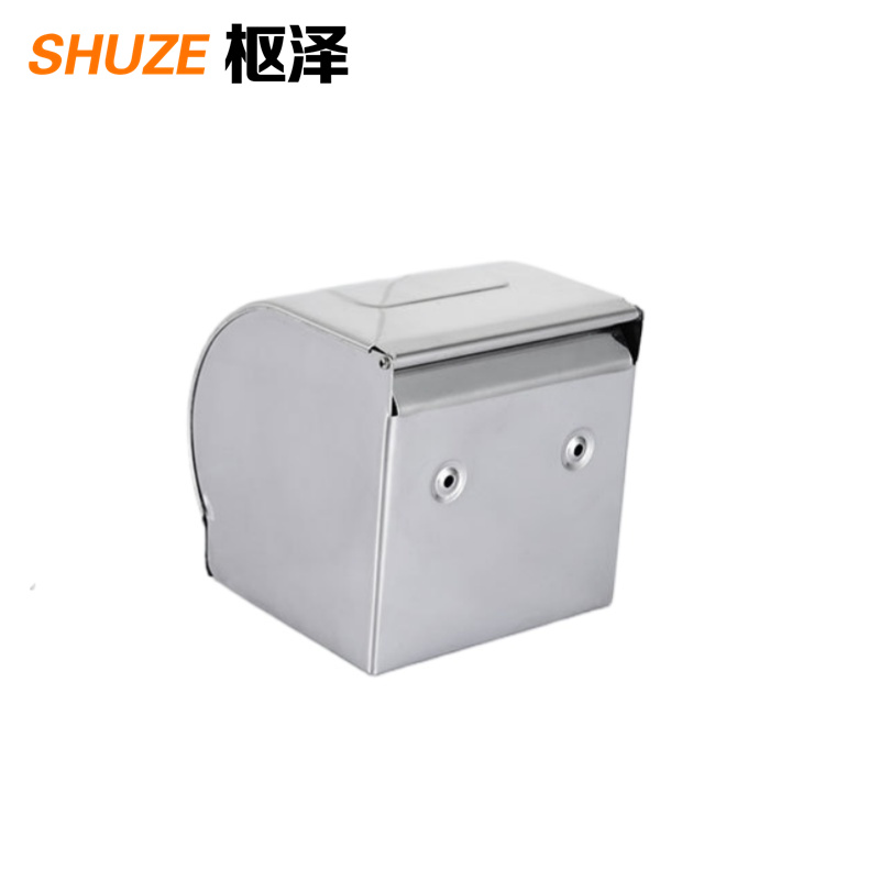 枢泽 不锈钢纸巾盒 13*13*13cm 个高清大图