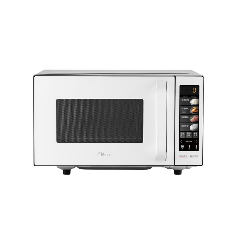 美的微波炉变频家用微波炉光波炉电烤箱微烤一体机23/25升平板智能加热易清洁 C23K6--25升-不锈钢内高清大图