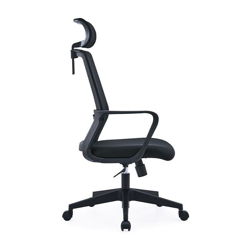 圣斯顿 CH-180A-LP 645*585*1125-1215mm 职员椅办公椅 把黑色高清大图