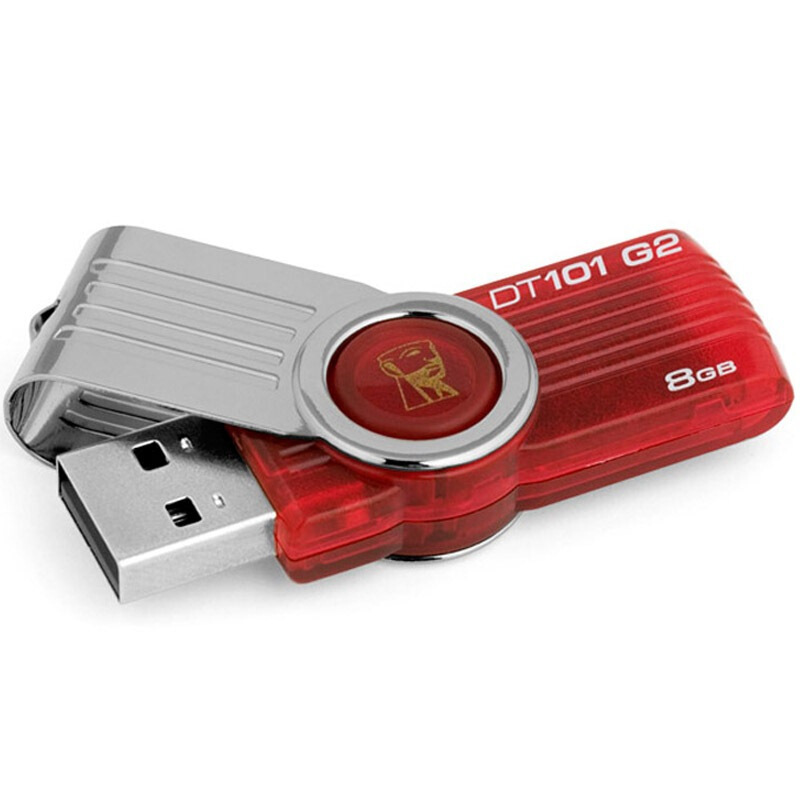 金士顿(Kingston)DT 101G2 8GB U盘 经典之作 红色 经典之作