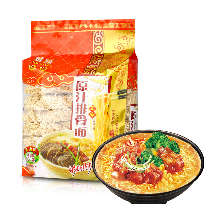 金颖(JIN YING) 正宗新鲜美味原汁排骨面14块/袋