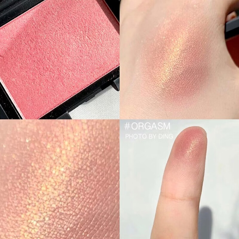 纳斯NARS 炫色腮红红润显白气质修容提亮细闪胭脂 X阳光红粉色高清大图